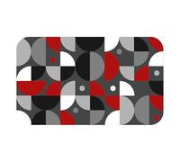 Douceur d'intérieur Tapis D'intérieur Rectangle en Mousse Imprimé Graphique graphism - Multicolore - 45 X 75 Cm
