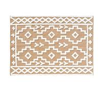 Douceur d'Intérieur, Tapis Rectangle (120 x 170 cm) Medine Naturel, Jute Uni et Coton Uni