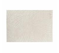 Douceur d'Intérieur, Tapis Rectangle (160 x 230 cm) Ankara Naturel, Uni Relief