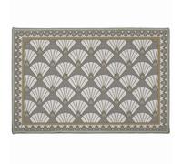 Douceur d'Intérieur, Tapis Rectangle (40 x 60 cm) Art Deco Chic Gris, Imprimé