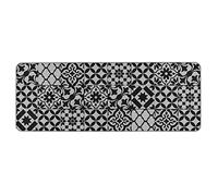 Douceur d'intérieur, Tapis Rectangle (45 x 120 cm) Bizancia Gris, Tissé Imprimé