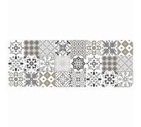 Douceur d'Intérieur, Tapis Rectangle (45 x 120 cm) Salou Naturel, Mousse Imprimée