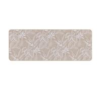 Tapis Déco Imprimé Stylis 45x120cm Naturel & Blanc