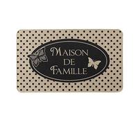 Douceur d'Intérieur, Tapis Rectangle (45 x 75 cm) Maisonnee Marron, Tissé Imprimé