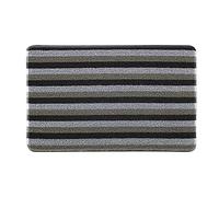 Douceur d'Intérieur, Tapis Rectangle (45 x 75 cm) Marvin Gris, PVC Boucle