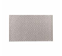 Douceur d'Intérieur, Tapis Rectangle (50 x 80 cm) Dorana Blanc, Coton & Polyester Tissé