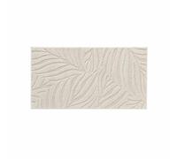 Douceur d'Intérieur, Tapis Rectangle (60 x 110 cm) Ankara Naturel, Uni Relief