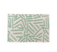 Douceur d'Intérieur Tapis Rectangle (60 x 90 cm) Athena Sauge, Coton & Polyester Tufté