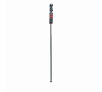 Douceur d'Intérieur, Tringe Extensible en Kit Complet (120 < 210 cm) Bullette Noir/Argent, Patiné