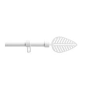 Douceur d'Intérieur, Tringe Extensible en Kit Complet (120 < 210 cm) Stylea Blanc, Peint