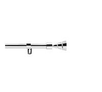 Douceur d'Intérieur, Tringe Extensible en Kit Complet (210 < 380 cm) Silas Chrome, Plaqué