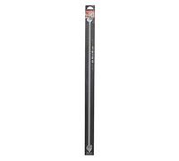 Douceur d'Intérieur, Tringle à Rideaux Extensible (60 < 80 cm) Folia Gris, Fer Forgé