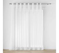 Douceur d'Intérieur, Voilage à Œillets (300 x 240 cm) Carlin Naturel, Voile Tissé
