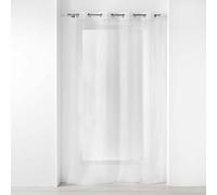 Rideau Voilage à Œillets Voilizea 140x240cm Blanc