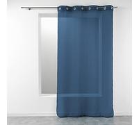 Rideau Voilage Étamine Telma 140x280cm Bleu Marine