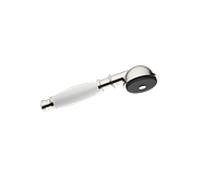 douche à Dornbracht match0 28002970-08 platine, métal, poignée en porcelaine blanc