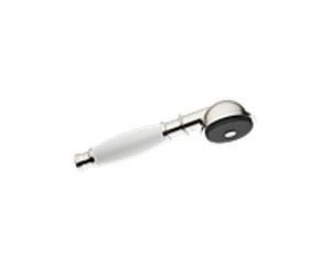 douche à Dornbracht match0 28002970-08 platine, métal, poignée en porcelaine blanc
