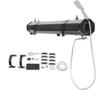Douche Camping Portable, Douche Route Chauffante Solaire Portable, Douche Camping Pour Toit Voiture, Réservoir D'Eau Autopressurisé, Tuyau D'Eau 1.5m 4.9pi, Pour Camping Tout-Terrain 5.28gal/20L