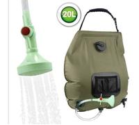 Douche de camping douche solaire, douche solaire 20L sac de chauffage solaire de camping Portable douche de camping sac de douche à