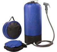 Douche de camping Famanu avec pompe à pied - compacte et polyvalente