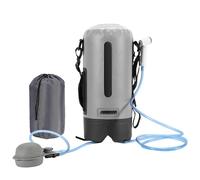 Douche de Camping Portable 12 L Sac Voyage sans Suspension Sac d'eau Bagages Douche Douche à main Tentes Pliable Jardin