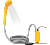 Douche de camping portable 12 V, câble de 5 m, pression réglable