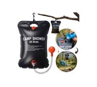Douche de camping portable, à énergie solaire, grande 25L