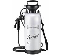 Douche de camping portable - Capacité 8L - Tête de pulvérisateur 10 modes - Tuyau 3m - Légère et compacte