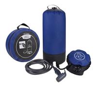 Douche de camping portable d'extérieur - Douche solaire avec buse de pression - Douche de camping - Tente de douche solaire -
