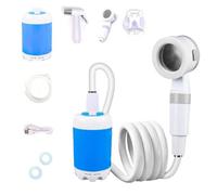 Douche de camping - PRUMYA - Pompe à eau USB - 2 vitesses - 4000 mAh - Portable et légère