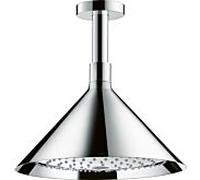Hansgrohe Douche de tête Axor Front 26022000 - effet de pluie 27,9×27,9 cm chrome