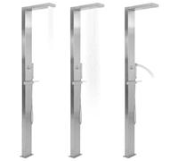 Douche de jardin, colonne de douche, douche pour piscine, douche extérieure, douche de jardin, douche à pluie, douche de camping, douche pour terrasse, pour usage extérieur et camping, en acier inoxyd