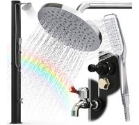 Douche de jardin Douche solaire avec douchette à main Réservoir de 40l Douche piscine extérieure Douche solaire jardin Douche sauna