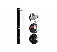 Semptec Douche de jardin solaire avec raccord pour tuyau d'arrosage