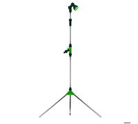 Douche de jardin - VERTO - 15G685 - Aluminium - Hauteur réglable 160-230 cm - Raccord universel