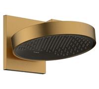 Douche de plafond hansgrohe Rainfinity 250, 1 jet, technologie EcoSmart, avec raccord mural, finition bronze brossé