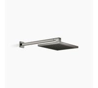 Douche de pluie Dornbracht avec raccordement mural, saillie 450mm, flowReduce, débit 12 l/min, 28764980-19, Couleur: Chrome foncé
