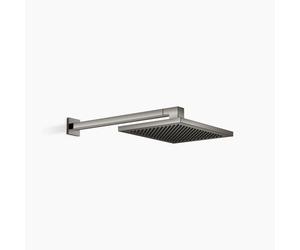 Douche de pluie Dornbracht avec raccordement mural, saillie 450mm, flowReduce, débit 12 l/min, 28764980-19, Couleur: Chrome foncé