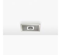 Douche de pluie Dornbracht pour fixation au plafond, avec éclairage LED, carrée, 300x240mm, 28042980-08, Couleur: platine