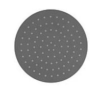 Douche de pluie Herzbach Deep Grey 23.600250.1.06 250 mm, pour plafond ou bras mural, gris mat