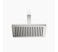Douche de pluie LULU de Dornbracht avec fixation au plafond, 300x240mm, flowReduce, 28766710-06, Couleur: Platine Mat