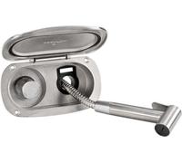 Douche de pont Elissa avec douche Tiger Tube en acier inoxydable 4m, 1 pièce