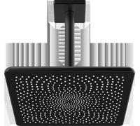 Hansa Aurelia - Douche de tête 25x25 mm, noir mat 4727034033