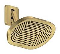 Douche de tête Hansgrohe Axor ShowerSphere 39745250 370 x 220 mm, avec bras de douche orientable, 2 jets, 11 l/min, finition or brossé