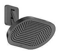 Douche de tête Hansgrohe Axor ShowerSphere 39745330 370 x 220 mm, avec bras de douche orientable, 2 jets, 11 l/min, chrome noir poli