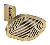 Douche de tête Hansgrohe Axor ShowerSphere 39745950 370 x 220 mm, avec bras de douche orientable, 2 jets, 11 l/min, laiton brossé