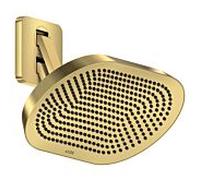 hansgrohe AXOR ShowerSphere Douche de tête 370/220 2jet EcoSmart avec bras de douche mobile, 39746990, Couleur: Optique en or poli