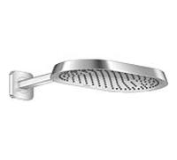 Douche de tête Hansgrohe Axor ShowerSphere 39748000 370 x 220 mm, avec bras de douche, 1 jet, 11,2 l/min, chromée