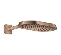 Douche de tête Hansgrohe Axor ShowerSphere 39748310 370 x 220 mm, avec bras de douche, 1 jet, 11,2 l/min, or rouge brossé