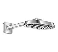 hansgrohe AXOR ShowerSphere Douche de tête 250/160 1jet EcoSmart avec bras de douche, 39755000, Couleur: chrome